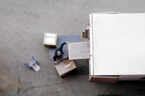 Man and van removals vehicle ready for a local move in Harrow