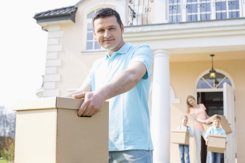 Moving assistance for furniture and boxes during a Harrow man and van job