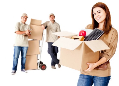 Packing office furniture and equipment for a Harrow relocation