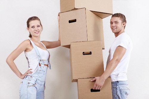 Removals team handling access and parking challenges in Harrow